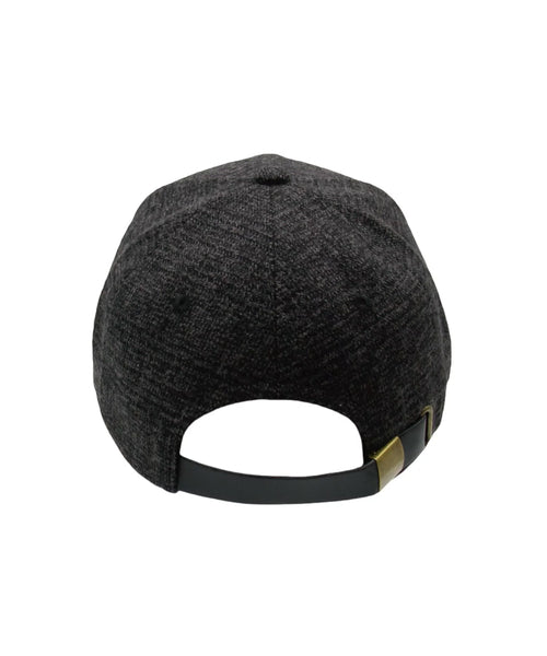 FEELS MELTON CAP CHECK CHARCOAL
