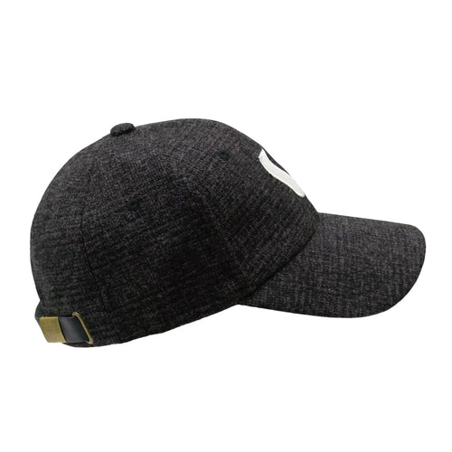 FEELS MELTON CAP CHECK CHARCOAL