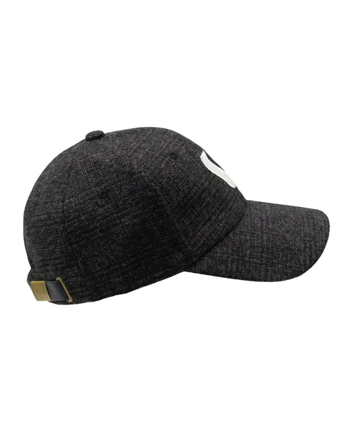 FEELS MELTON CAP CHECK CHARCOAL