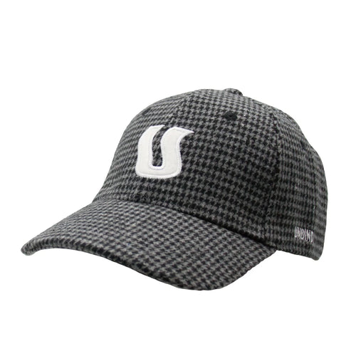 FEELS MELTON CAP HOUNDSTOOTH GRAY