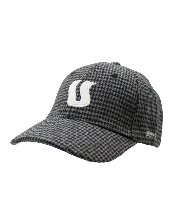 FEELS MELTON CAP HOUNDSTOOTH GRAY