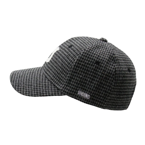 FEELS MELTON CAP HOUNDSTOOTH GRAY