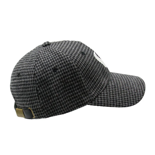 FEELS MELTON CAP HOUNDSTOOTH GRAY