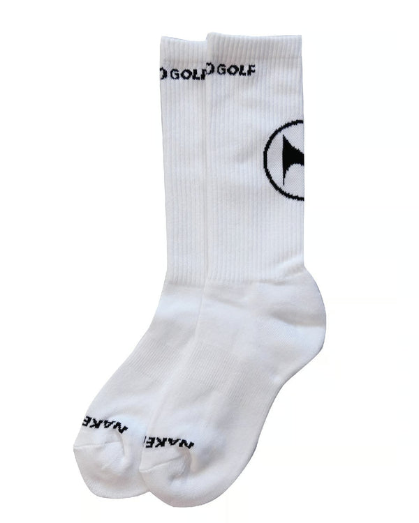 "N'' LOGO socks WHITE