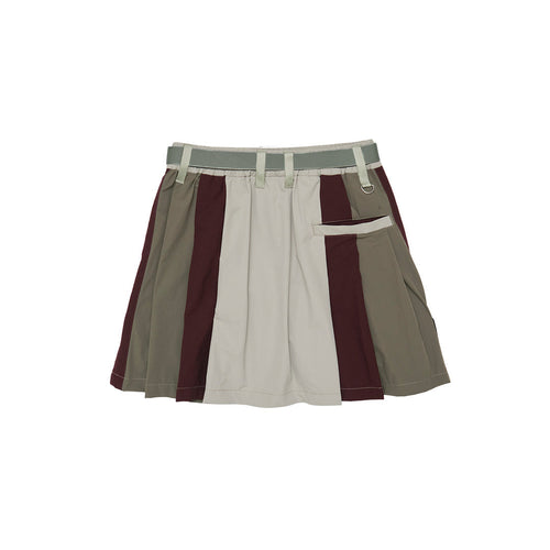 〈WOMEN〉Nylon Stretch Multi striped SK
