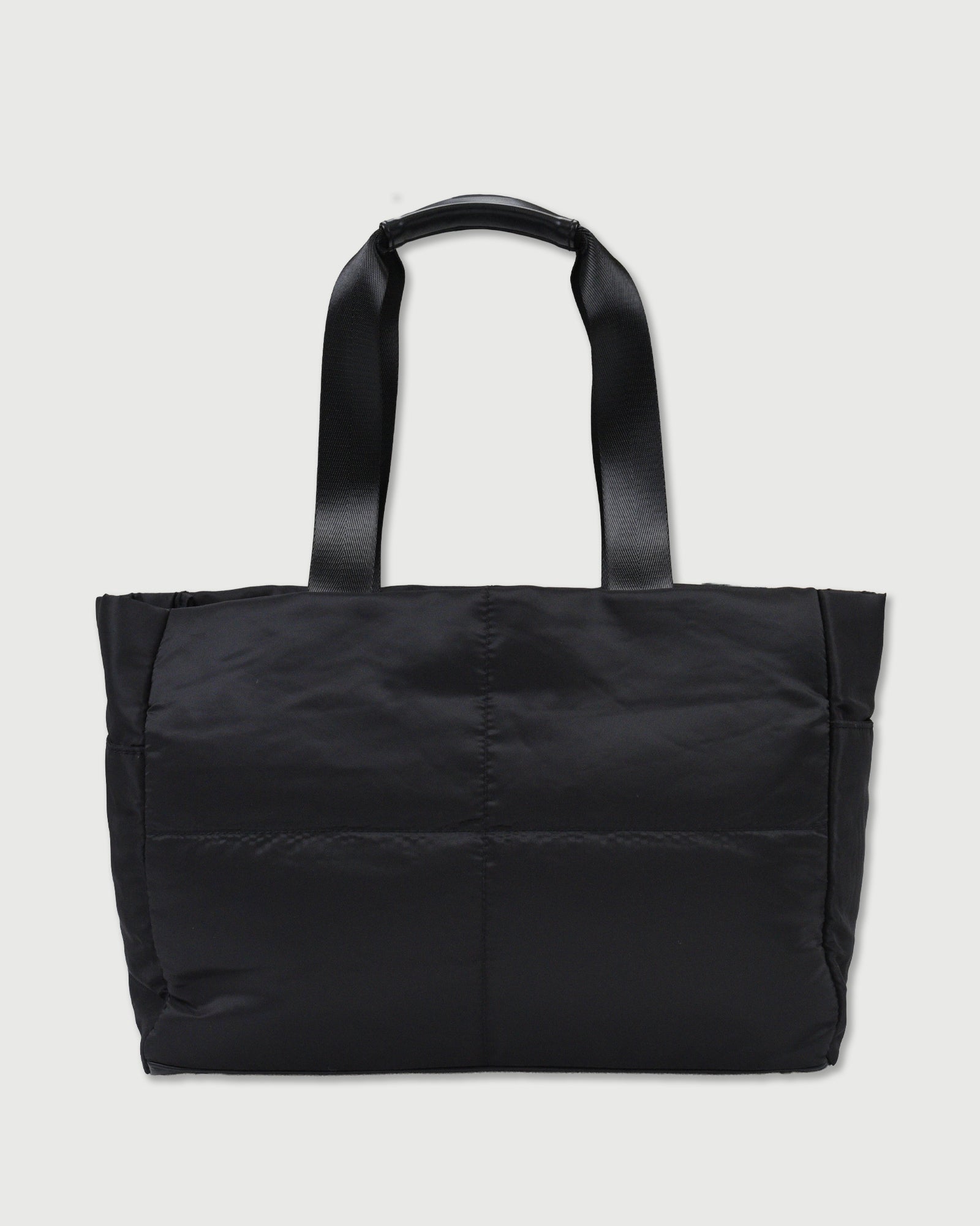 RUFFLOG QUILTING SHOULDER TOTE BAG