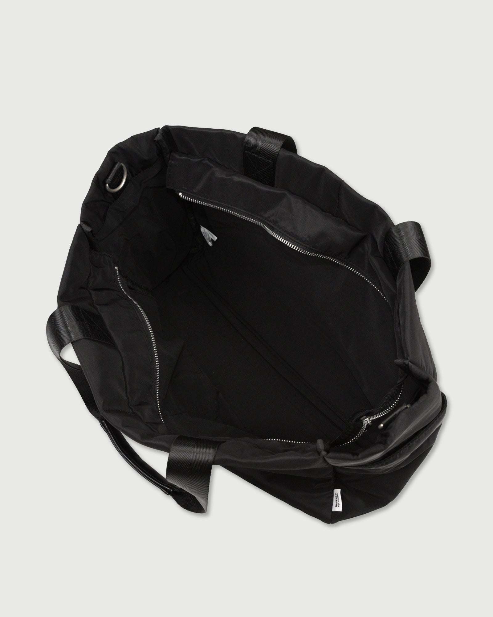 RUFFLOG QUILTING SHOULDER TOTE BAG