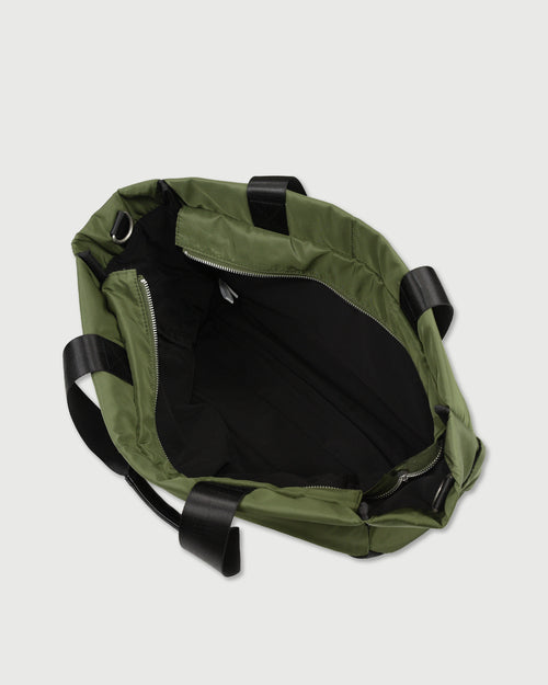 RUFFLOG QUILTING SHOULDER TOTE BAG