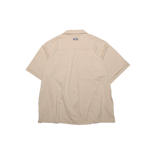 STRETCH BUTTON SHIRT SAND