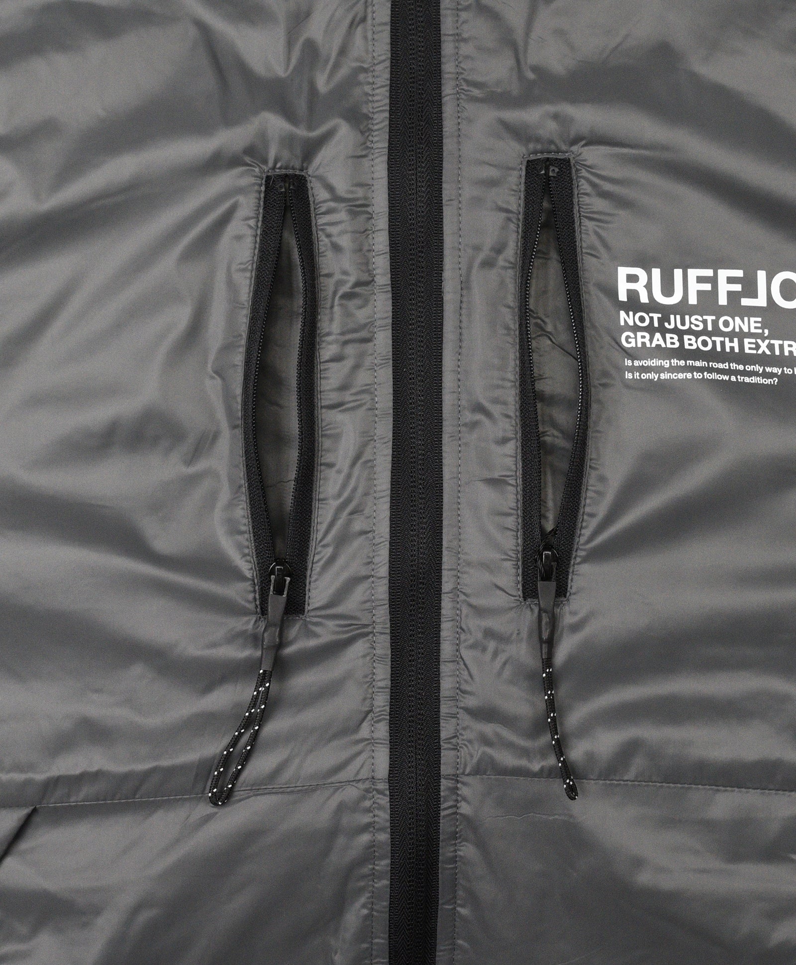 【新品】RUFFLOG LIGHT HOODIE JACKET グレー L LIGHT HOODIE JACKET 26SS-1｜若年層向けゴルフアパレル セレクト