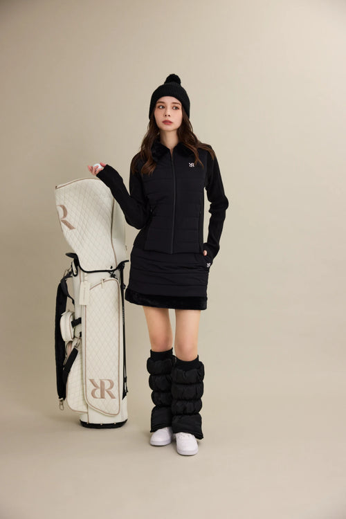 RFLG×RND FAUX FUR QUILTING TIGHT SK