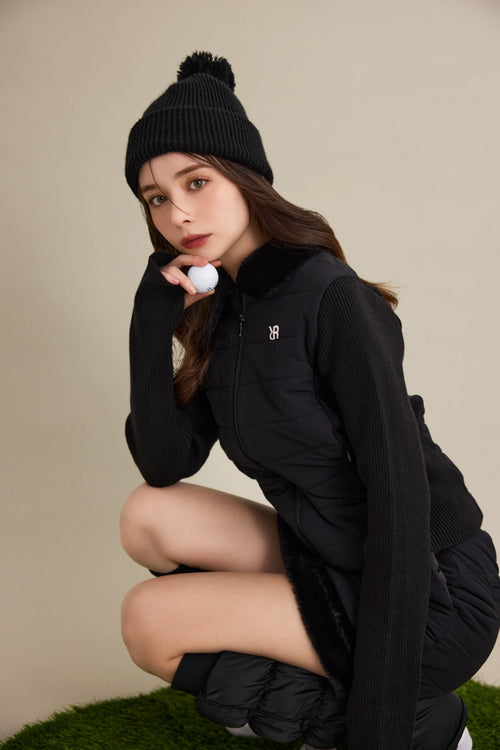 RFLG×RND FAUX FUR QUILTING JK