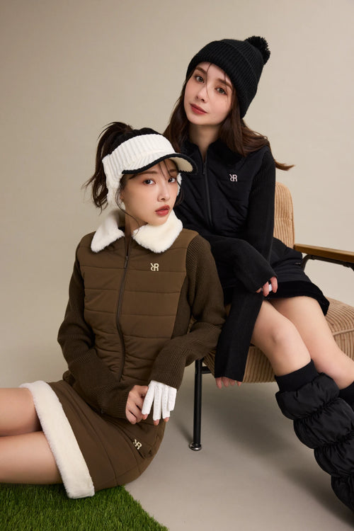 RFLG×RND FAUX FUR QUILTING JK