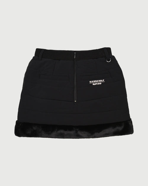 RFLG×RND FAUX FUR QUILTING TIGHT SK