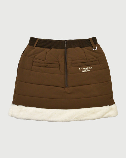 RFLG×RND FAUX FUR QUILTING TIGHT SK