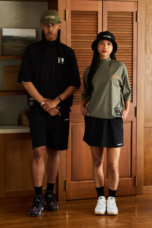 RAGLAN HALF ZIP S/S SHIRTS 26SS-5 – RUFFLOG