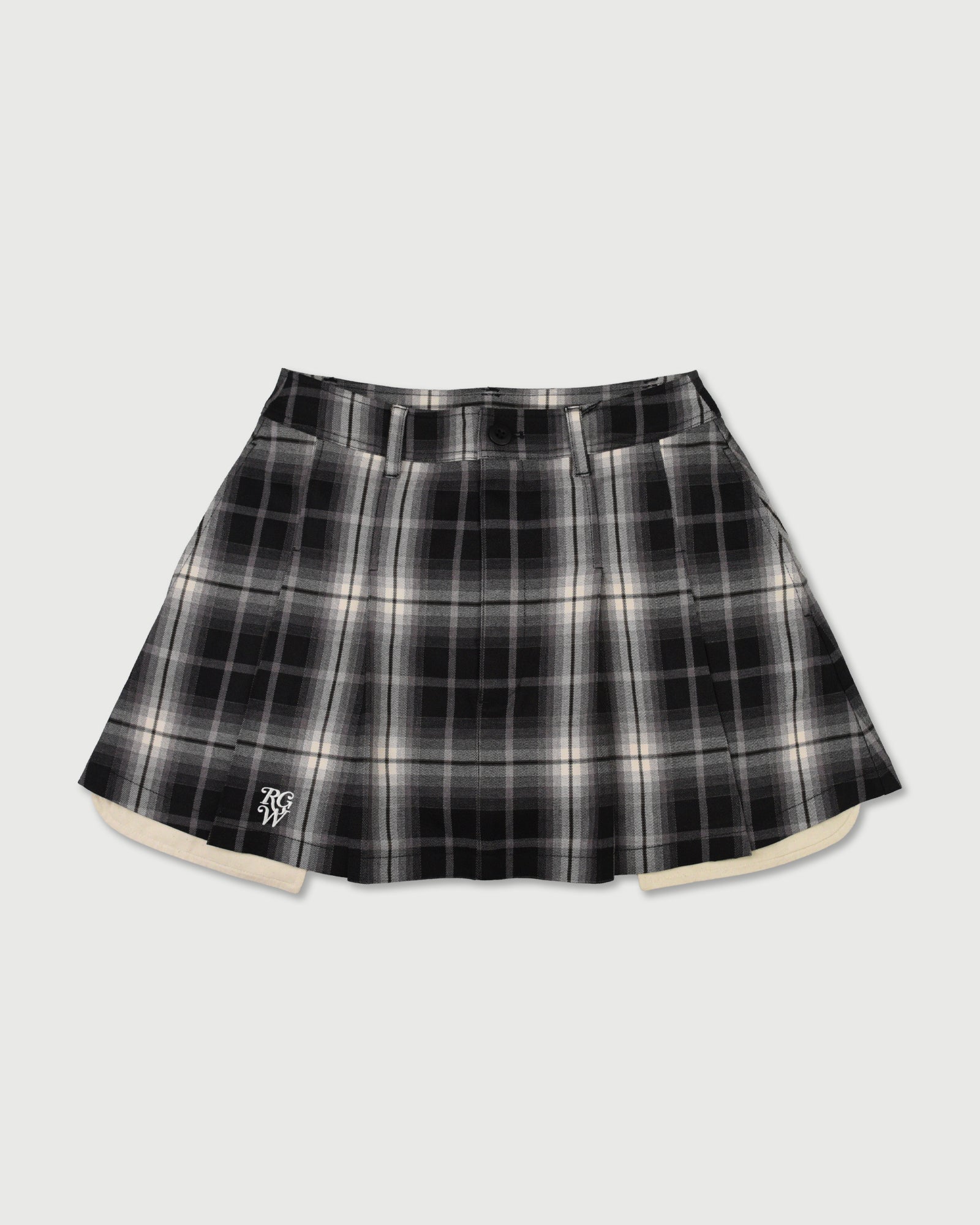 レディースウェア RUFFLOG WOMEN RW CHECK PLEATS SKIRT M RW check pleats skirt – RUFFLOG