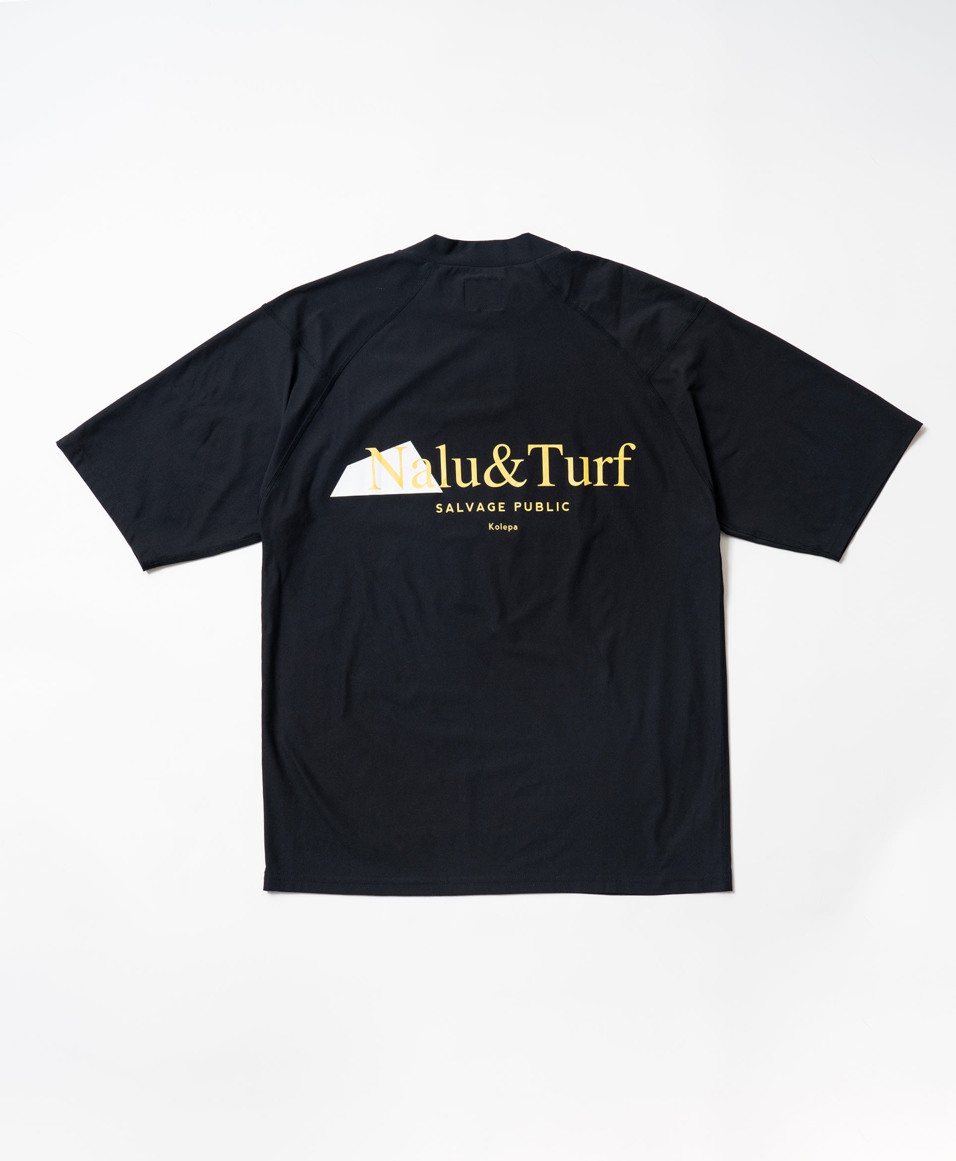 RUFFLOG. ブラック ジップアップシャツ RAGLAN MOCKNECK SHIRTS 26SS-4 – RUFFLOG