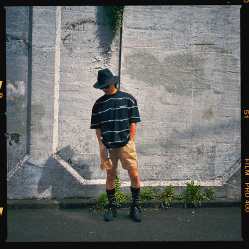 WIRED BORDER OVERSIZE TEE