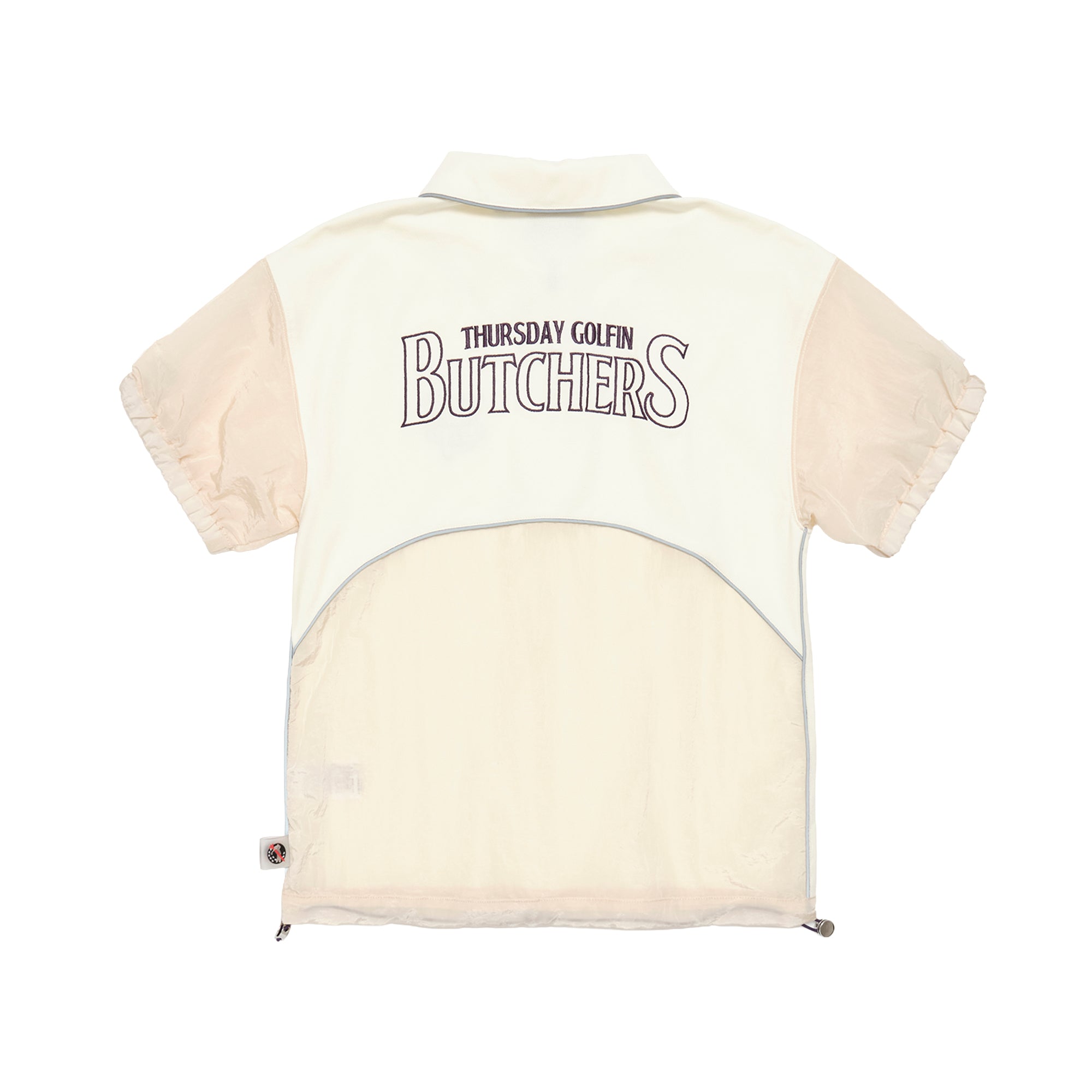 WOMEN〉Sheer Sleeve H/Z POLO – RUFFLOG