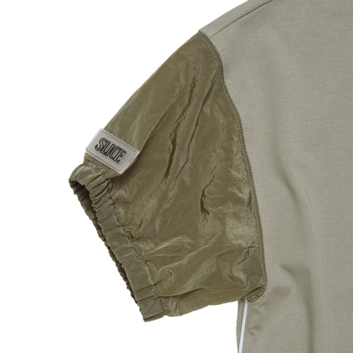 〈WOMEN〉Sheer Sleeve H/Z POLO
