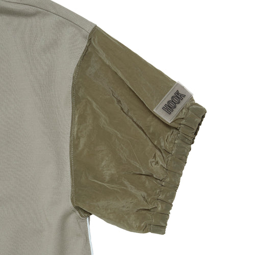 〈WOMEN〉Sheer Sleeve H/Z POLO