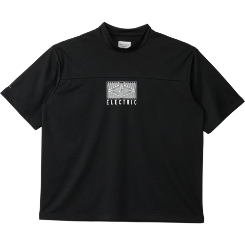 VISION MESH MOCK NECK S/S TEE
