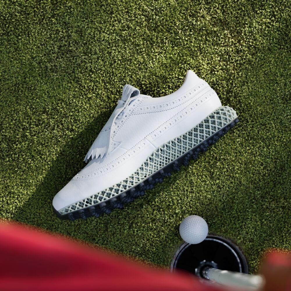 MC87 アディクロス 4D Adidas MC87 Adicross 4D Spikeless Golf Shoes White / Iron