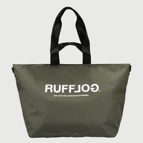 RUFFLOG ZIPPER TOTE BAG