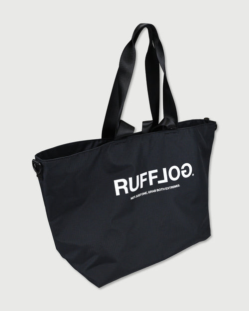 RUFFLOG ZIPPER TOTE BAG