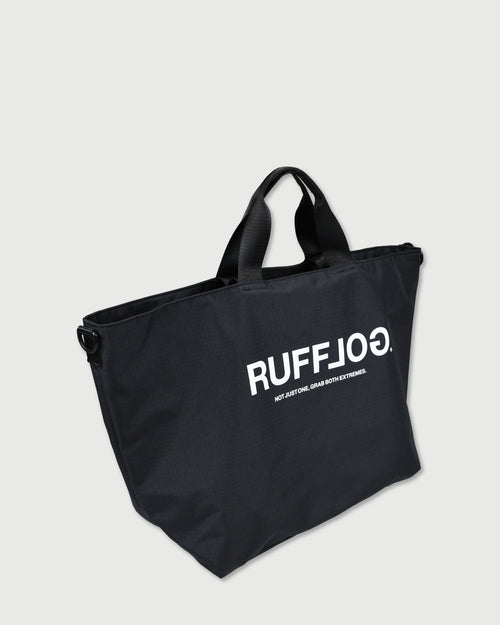 RUFFLOG ZIPPER TOTE BAG