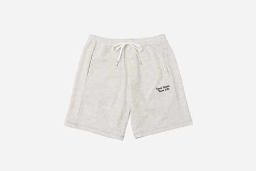 One Mile Sauna Wear”Know Sauna,Know Life” Half Pants Heather Gray