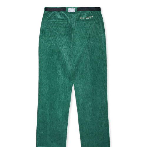 #ADJUSTABLE CORDUROY PANTS GREEN