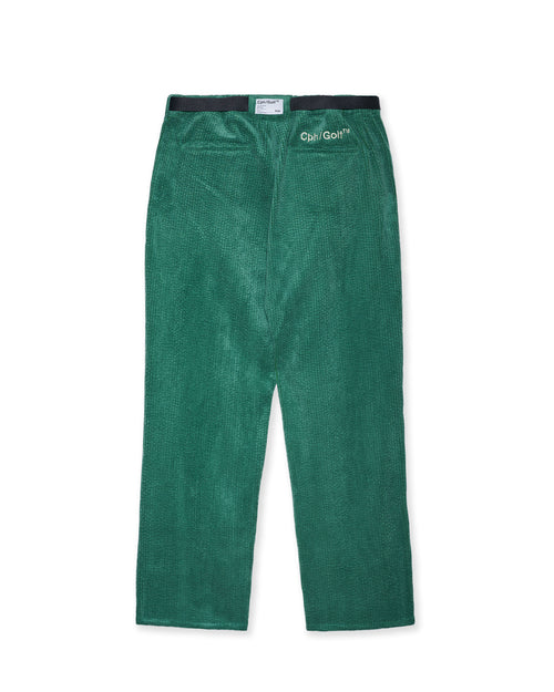 #ADJUSTABLE CORDUROY PANTS GREEN