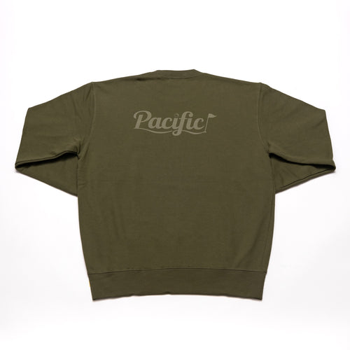 LAUREL WREATH SWEAT CREW-NECK OLIVE