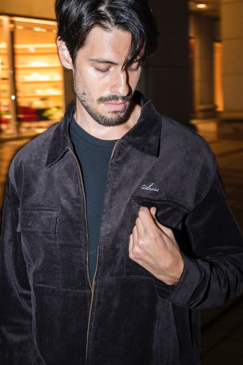 CORDUROY JACKET BROWN