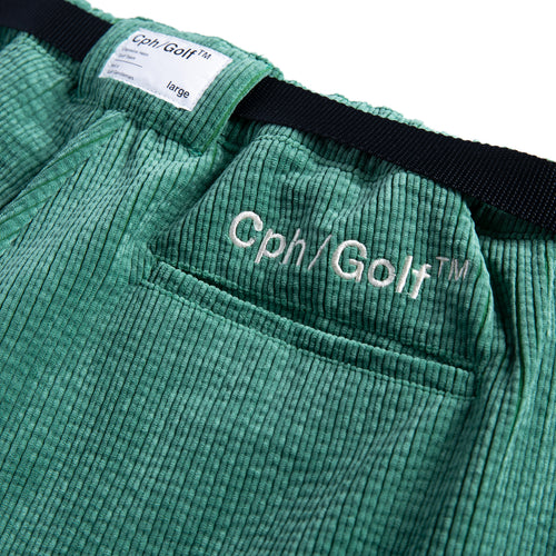 #ADJUSTABLE CORDUROY PANTS GREEN