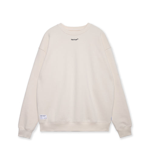#SWING-CYCLE LOGO CREW SWEAT WHITE