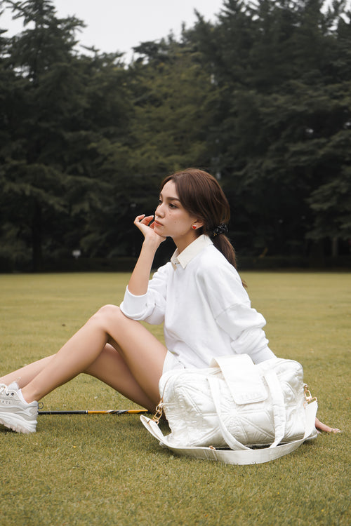 Enamel Bag White