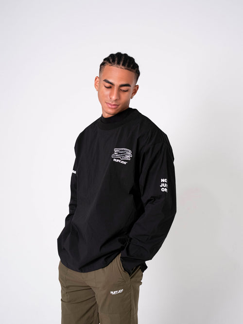 Tech Woven Fill-in Logo Golf Piste Black