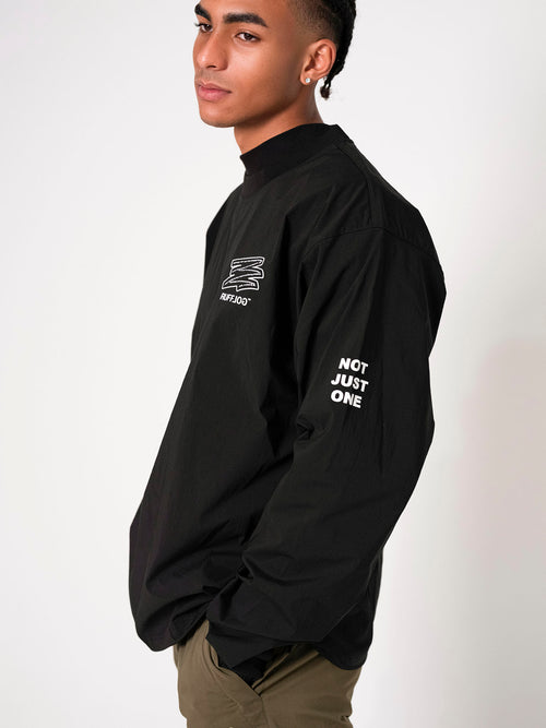Tech Woven Fill-in Logo Golf Piste Black