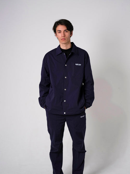 Stretch Nylon Tech Pants Navy