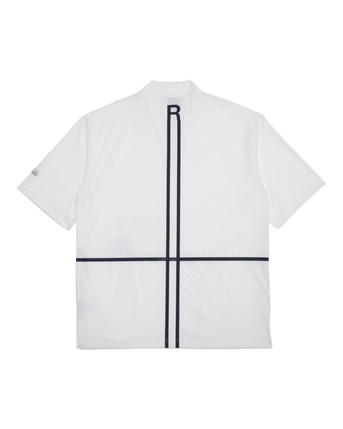 CROSS LINE LOGO S/S MOCK