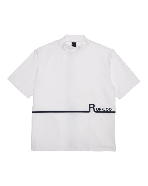 CROSS LINE LOGO S/S MOCK