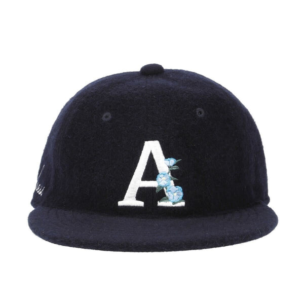 SASANQUA 6 PANEL WOOL CAP NAVY