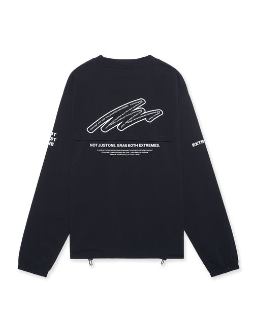 Tech Woven Fill-in Logo Golf Piste Black
