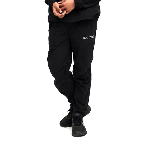 RUFFLOG×TTNE Nylon Baker Pants Black