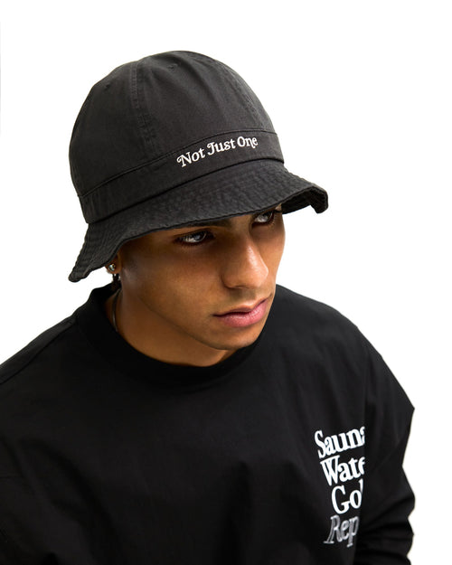 NJO Logo Bucket Hat Black