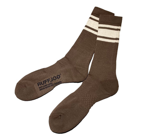 RUFFLOG SOCKS  Brown