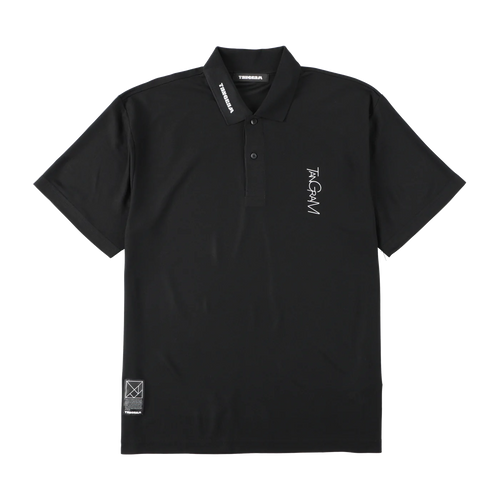 Vertical Logo Polo Shirts Black